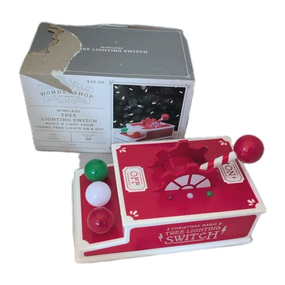 Wondershop Wireless‎ Tree Lighting Switch Christmas Magic with Lights & Sounds